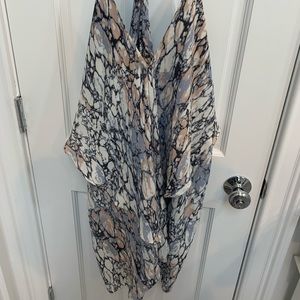 Patterned mini dress